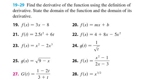 Solved Find The Derivative Of The Function Using The