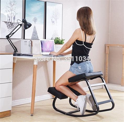 This ergonomically designed chair is easy to assemble, and has a headrest that can be adjusted to cradle your head and neck. New coming Ergonomically Designed Kneeling Chair for Adult ...