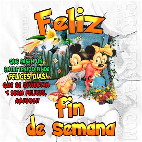 Feliz fin de semana . Tarjetitas del fin de semanana para compartir.