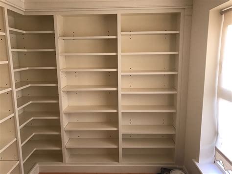 How much does the shipping cost for floor to ceiling bookcase? Floor to Ceiling Bookcase Shelving Finally Installed