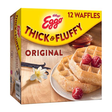 Buy Eggo Thick And Fluffy Frozen Waffles Frozen Breakfast Original