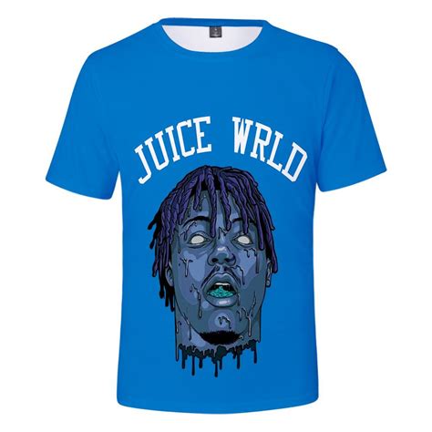 Rapper Juice Wrld 3d Print Short Sleeve T Shirt For Boys