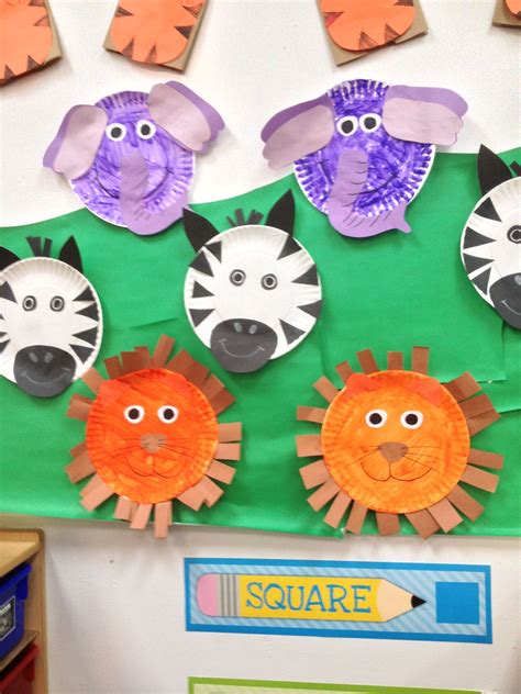 Jungle Animal Paper Plate Craft - papercraft among us