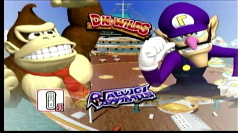Mario Super Sluggers Dk Wilds Vs Waluigi Spitballs Gameplay Hd Youtube