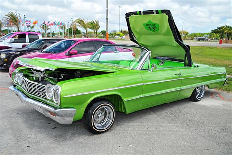 2017 miami lowrider super show lime green 1964 impala lowrider