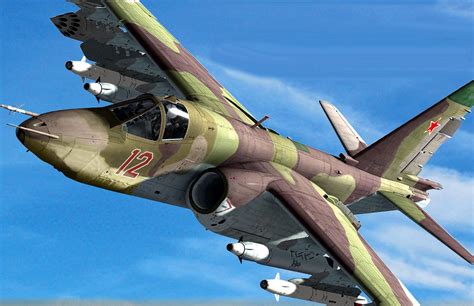 Soviet Sukhoi Su 24m Russian Front Bomber Aircraft Art Afghan War