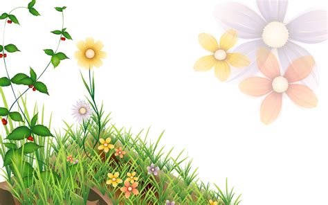 Ppt Background Green Flowers Spring Flower Powerpoint Backgrounds My XXX Hot Girl