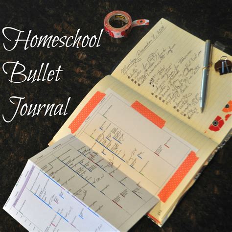 The Easy Way to Create a Homeschool Bullet Journal - Liberty Hill House