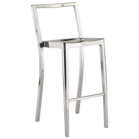 Emeco Icon Barstool In Polished Aluminum By Philippe Starck For Sale At