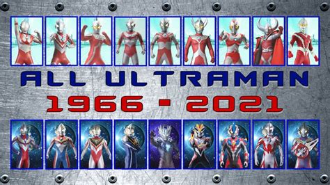 All Ultraman 1966 2021 Ultraman Ultraman Trigger Youtube