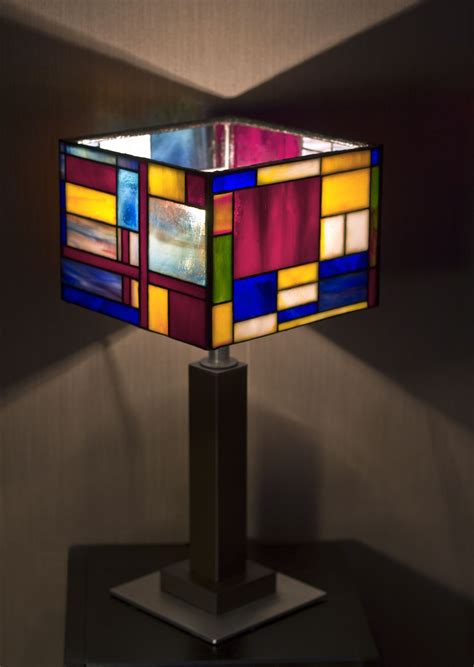 Stained Glass Lamp Mondrian By Zyklodol On Deviantart Stained Glass
