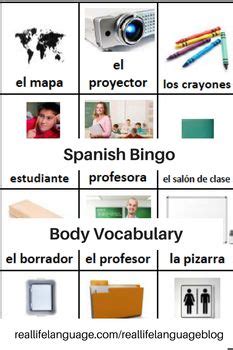 Download twenty nine today and do. Spanish School Verbs Bingo is a 32-card printable PDF bingo game with images and vocabulary on ...