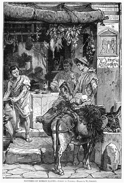 Posterazzi Slavery Ancient Rome Nmanners Of Roman Slaves Slaves On A
