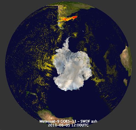 Satellite Images How The Ash Cloud Spread Abc News