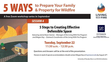 5 Steps To Creating Effective Defensible Space Youtube