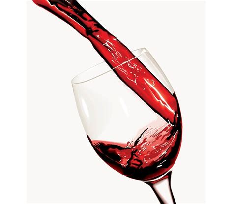 Red Wine Pouring In The Glass Vector Download