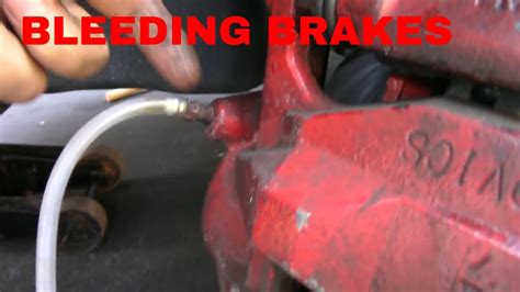 How To Bleed Brakes Youtube