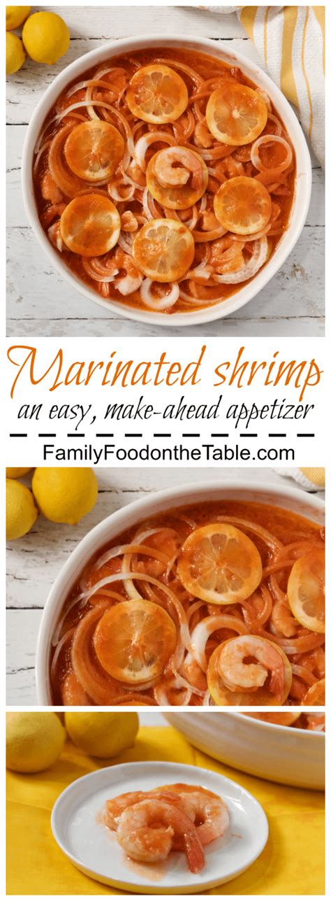 Variations provide more flavor options. Marinated shrimp - Family Food on the Table