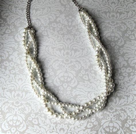 Items Similar To Multi Strand Pearl Necklace On Etsy