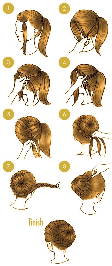 10 Of The Most Easiest Hairstyle That You Can Do In 3 Minutes