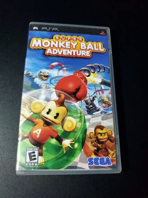Super Monkey Ball Adventure Playstation Portable Psp Exnm Condition