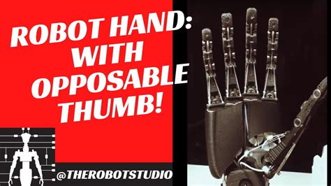 Open Robot Dexhand With Opposable Thumb Youtube