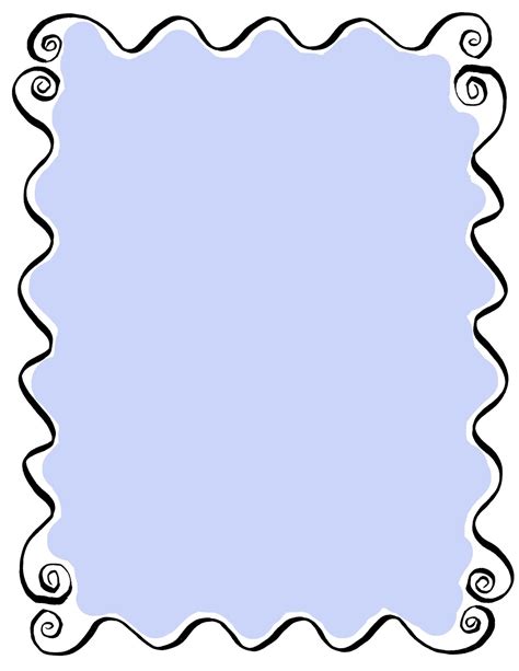 The Graphics Monarch Printable Hand Drawn Frames Curly