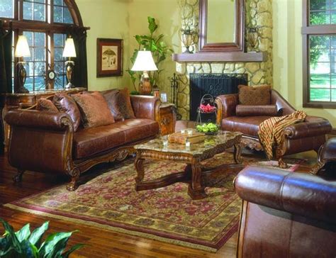 Catalog ej s december 12th furniture home decor collectibles. THE FURNITURE :: Brown Color Leather Living Room Set by ...
