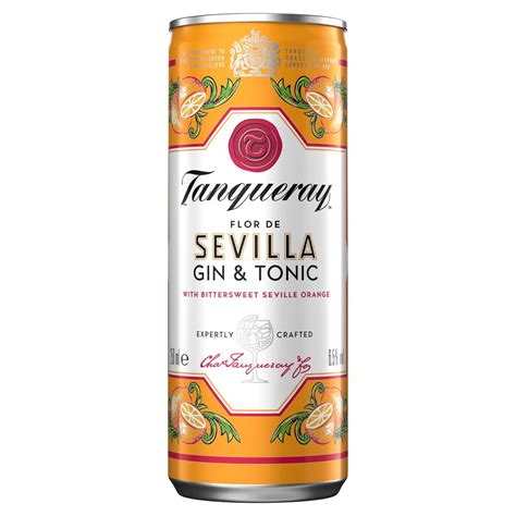Sevilla Gin Tonic In Lattina Tanqueray Ml L Ecommerce Secondo