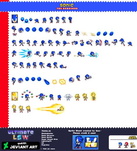 Custom Edited Sonic The Hedgehog Customs Sonic Modern The Spriters Resource