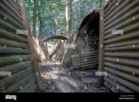British World War 1 Trenches At Hill 62 Sanctuary Wood On The Ypres