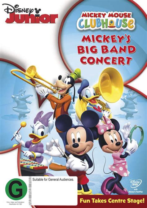 Mickey Mouse Clubhouse Mickeys Big Band Concert Dvd Buy Now At