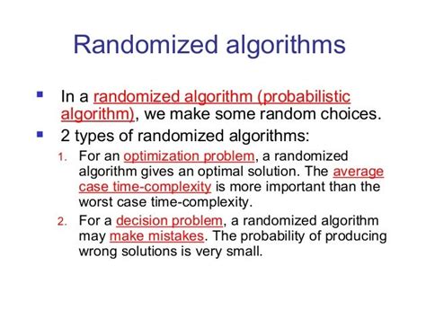 Randomized Algorithms Ver 10