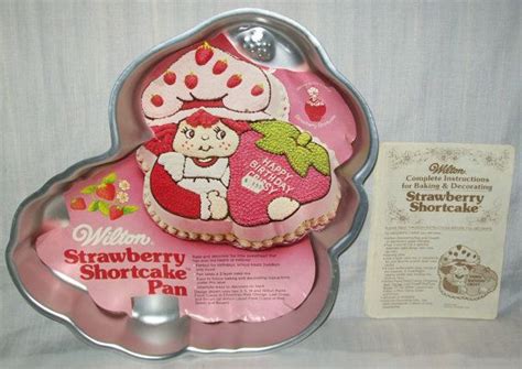 1981 Strawberry Shortcake Vintage Wilton Cake Pan With Etsy Strawberry Shortcake Wilton