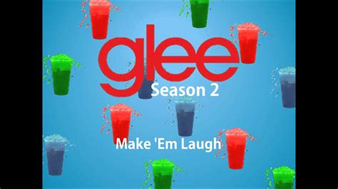 Make Em Laugh Glee Version Youtube