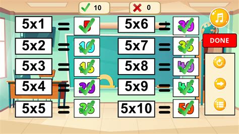 Multiplication Table Games