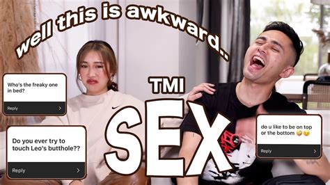 Answering Sexy Time Tmi Questions Ive Avoided 😲 Youtube