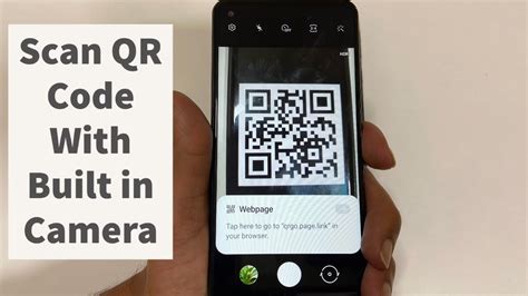 Go to qr code scanning instructions. How to scan QR code from camera on Samsung Galaxy A21s ...