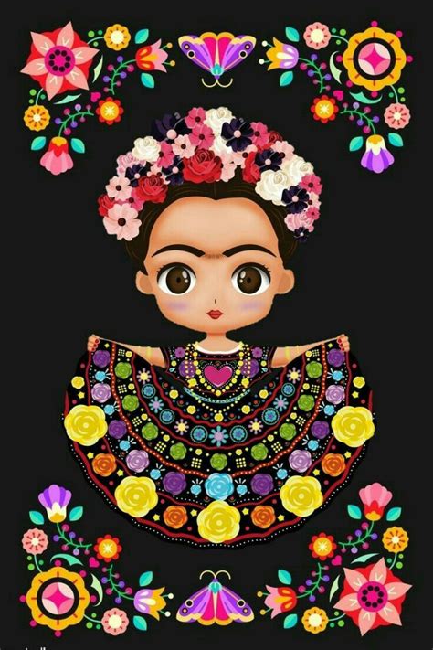 100 Drawings In 100 Days Blythe As Frida Kahlo Frida Kahlo Caricatura