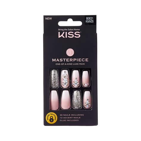 Claires Fake Nails Kiss Glue On Nails Kiss Nails Kit Kiss Press On