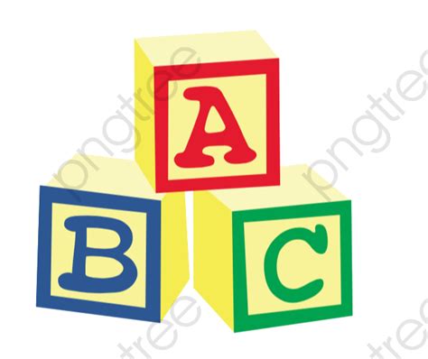 Abc Block Image Cartoon Letter Box Png Transparent Clipart Image And