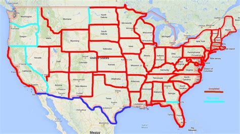 Map Of Us With State Borders United States Map