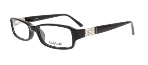 Bebe Eyeglasses Bb5008 001 Jet 52mm