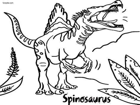 Spinosaurus Colouring Pages Free Spinosaurus Colouring Pages