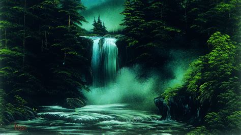 Blue Ridge Falls The Best Of The Joy Of Painting With Bob Ross