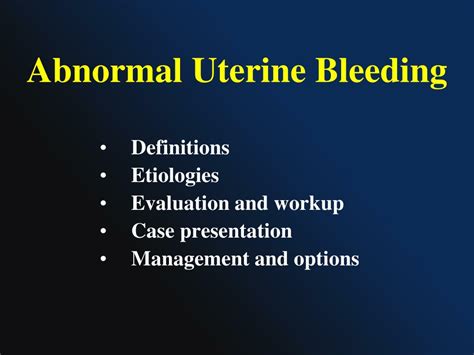 Ppt What Is Abnormal Uterine Bleeding Powerpoint Presentation Free The Best Porn Website