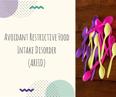 Someone might be avoiding and/or restricting their intake for a number of different reasons. Avoidant / Restrictive Food Intake Disorder (ARFID ...
