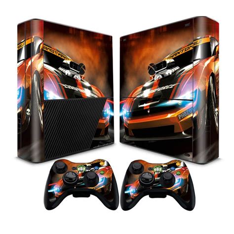 Racing Car Vinyl Decals Sticker Skin For Xbox 360 Console 2 Controller