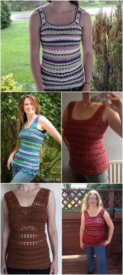 60 Quick And Easy Crochet Top Patterns For Summer ⋆ Diy Crafts