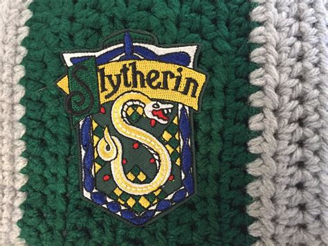 Crochet Harry Potter Slytherin Baby Blanket Harry Potter Baby